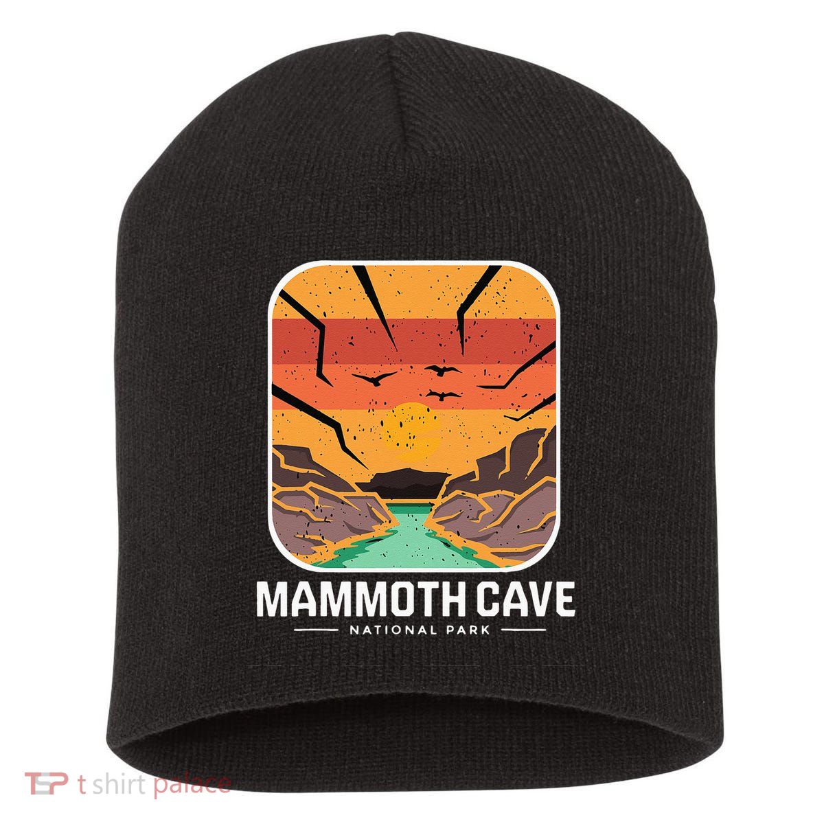 National Park Mammoth Cave Kentucky Souvenir Cave Hike Short Acrylic Beanie