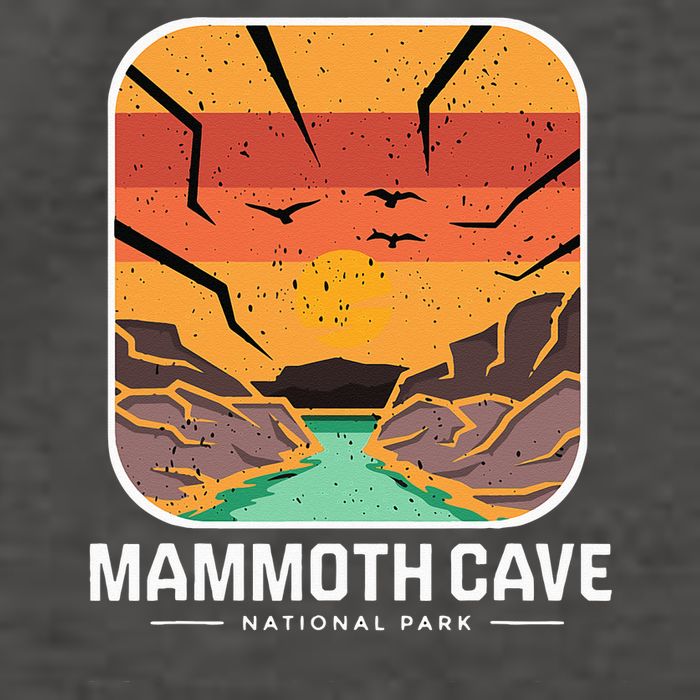 National Park Mammoth Cave Kentucky Souvenir Cave Hike Vector Backpack