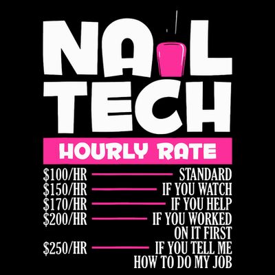 Nail Polish Manicurist Pedicurist Nail Artists Nail Tech T-Shirt