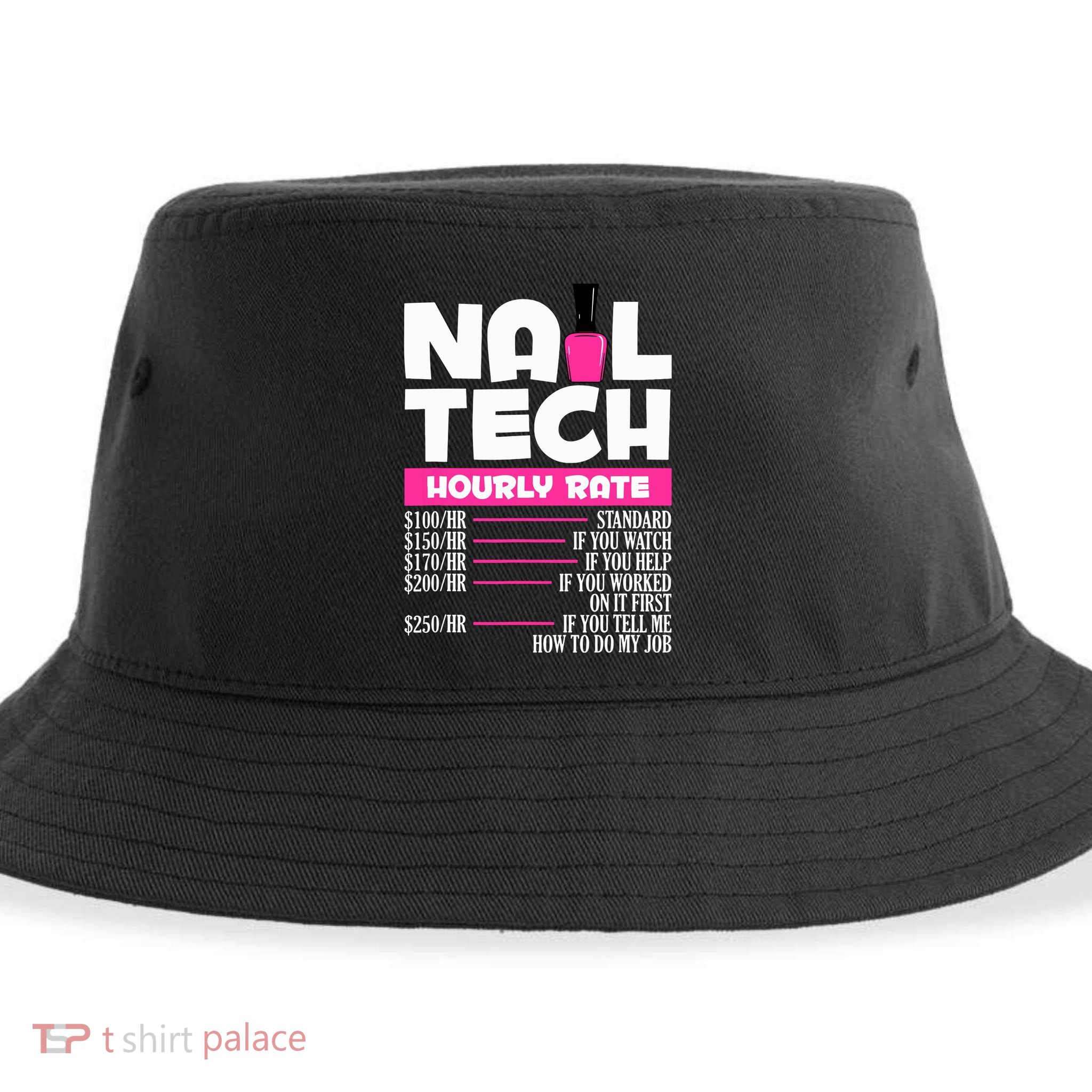 Nail Polish Manicurist Pedicurist Nail Artists Nail Tech Sustainable Bucket Hat