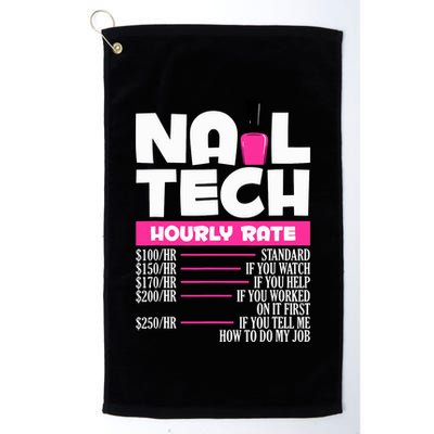 Nail Polish Manicurist Pedicurist Nail Artists Nail Tech Golf Towel