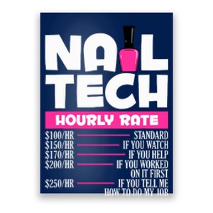 Nail Polish Manicurist Pedicurist Nail Artists Nail Tech Poster