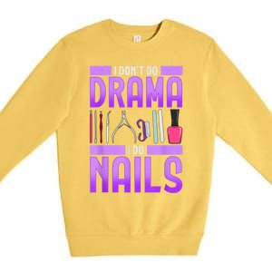 Nail Polish Manicurist Pedicurist Nail Artists Tools Premium Crewneck Sweatshirt