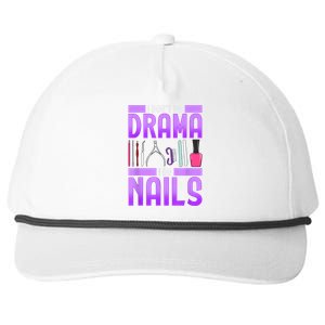 Nail Polish Manicurist Pedicurist Nail Artists Tools Snapback Five-Panel Rope Hat