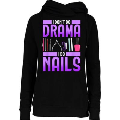 Nail Polish Manicurist Pedicurist Nail Artists Tools Womens Funnel Neck Pullover Hood