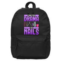 Nail Polish Manicurist Pedicurist Nail Artists Tools 16 in Basic Backpack