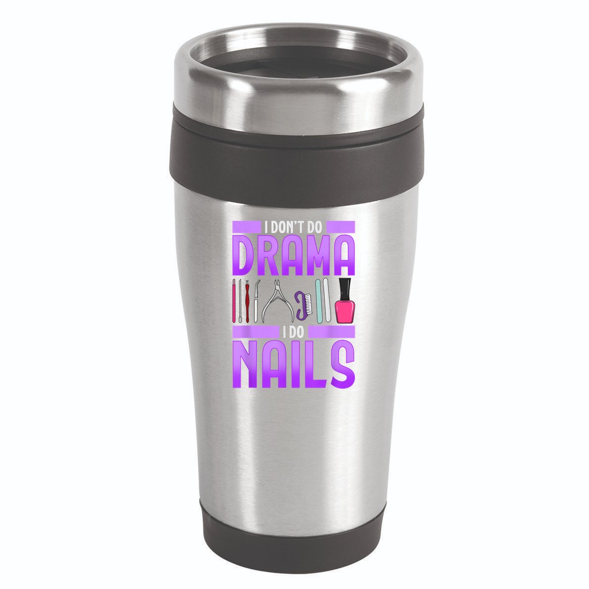 Nail Polish Manicurist Pedicurist Nail Artists Tools 16oz Travel Tumbler