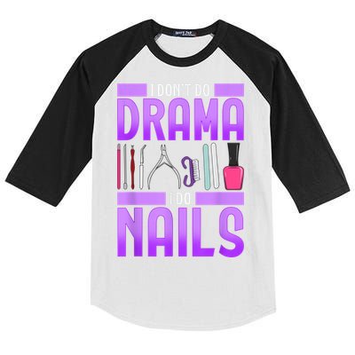 Nail Polish Manicurist Pedicurist Nail Artists Tools Kids Colorblock Raglan Jersey