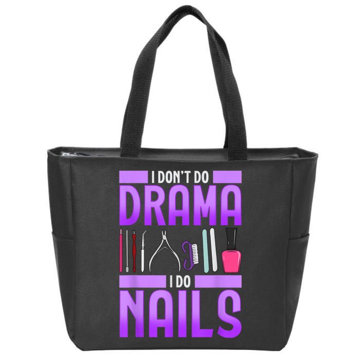 Nail Polish Manicurist Pedicurist Nail Artists Tools Zip Tote Bag