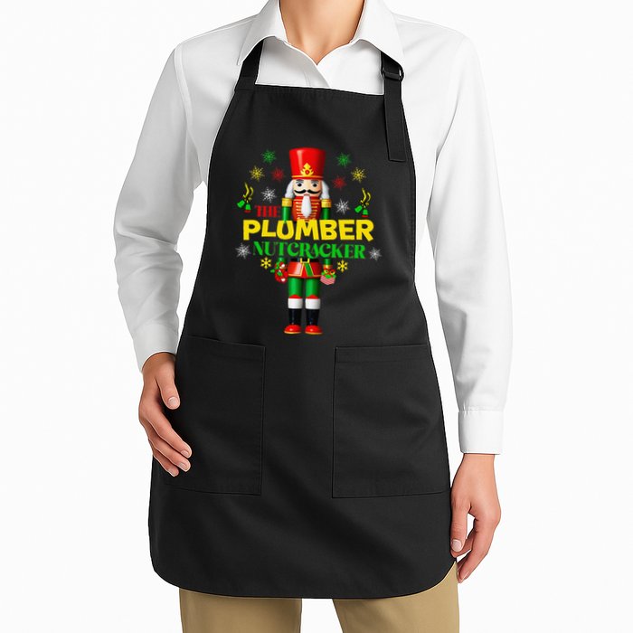 Nutcracker Plumber Merry Christmas Holiday Funny Pajama Apron