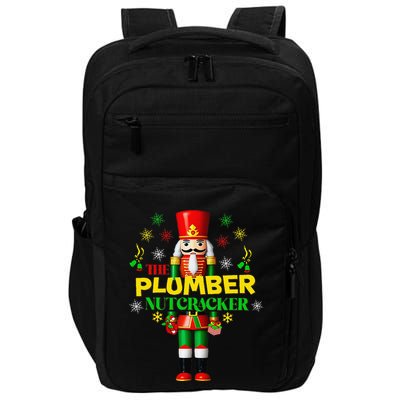 Nutcracker Plumber Merry Christmas Holiday Funny Pajama Impact Tech Backpack