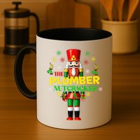 Nutcracker Plumber Merry Christmas Holiday Funny Pajama Mug