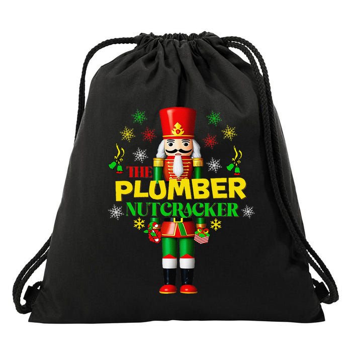Nutcracker Plumber Merry Christmas Holiday Funny Pajama Drawstring Bag