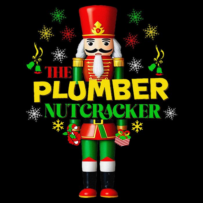 Nutcracker Plumber Merry Christmas Holiday Funny Pajama 16 in Basic Backpack