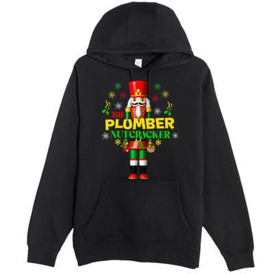Nutcracker Plumber Merry Christmas Holiday Funny Pajama Premium Pullover Hoodie