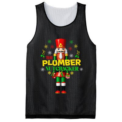 Nutcracker Plumber Merry Christmas Holiday Funny Pajama Mesh Reversible Basketball Jersey Tank