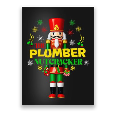 Nutcracker Plumber Merry Christmas Holiday Funny Pajama Poster