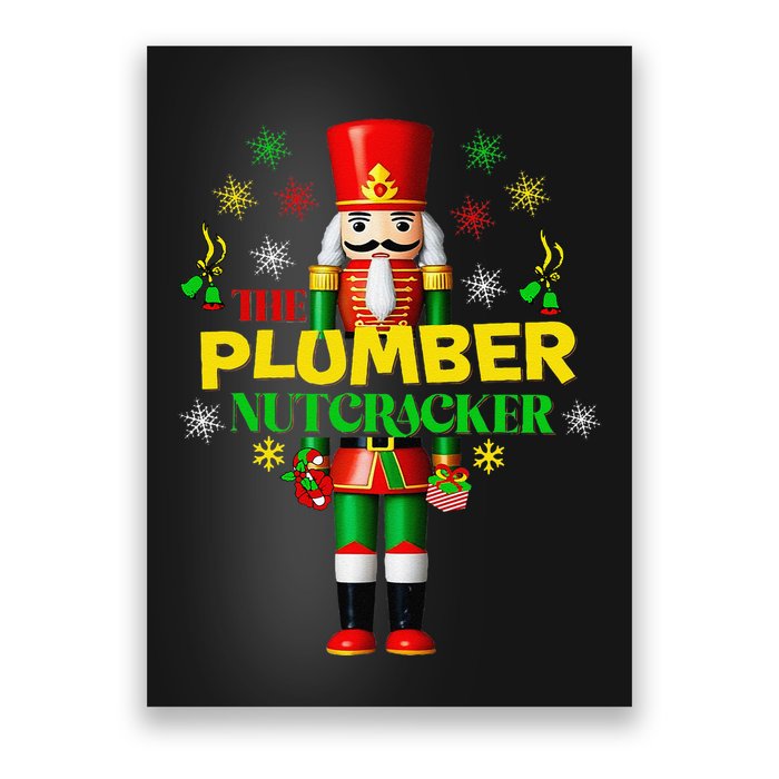 Nutcracker Plumber Merry Christmas Holiday Funny Pajama Poster