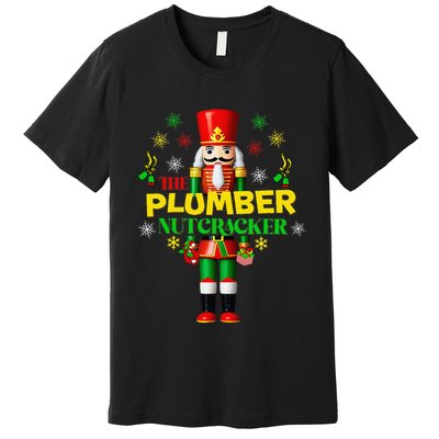 Nutcracker Plumber Merry Christmas Holiday Funny Pajama Premium T-Shirt