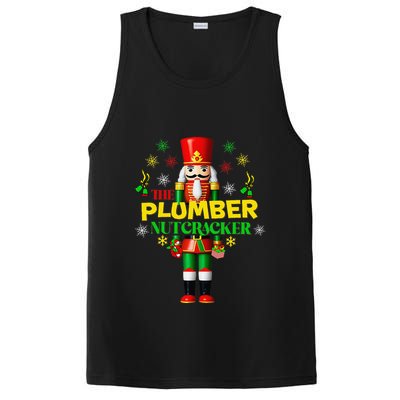 Nutcracker Plumber Merry Christmas Holiday Funny Pajama PosiCharge Competitor Tank