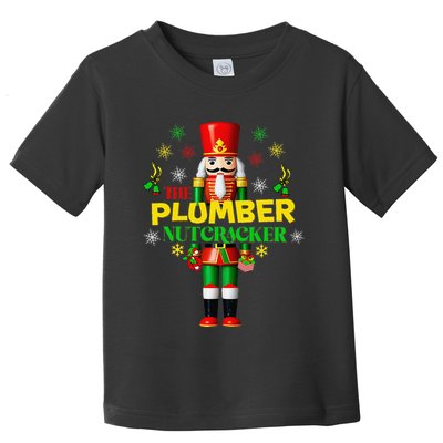 Nutcracker Plumber Merry Christmas Holiday Funny Pajama Toddler T-Shirt
