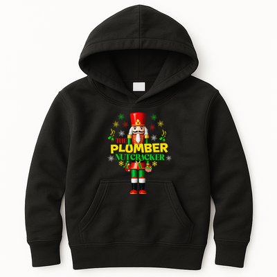 Nutcracker Plumber Merry Christmas Holiday Funny Pajama Kids Hoodie