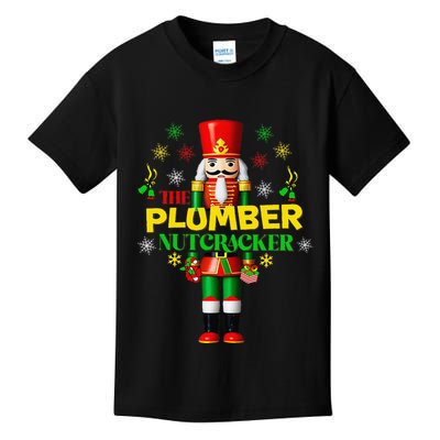 Nutcracker Plumber Merry Christmas Holiday Funny Pajama Kids T-Shirt