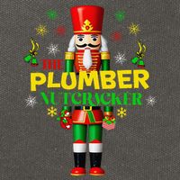 Nutcracker Plumber Merry Christmas Holiday Funny Pajama Cotton Canvas Backpack
