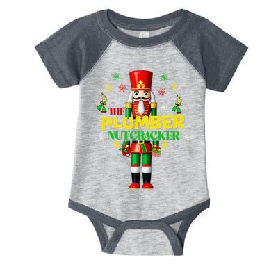 Nutcracker Plumber Merry Christmas Holiday Funny Pajama Infant Baby Jersey Bodysuit