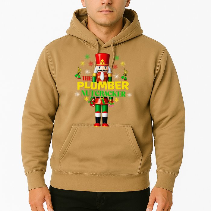Nutcracker Plumber Merry Christmas Holiday Funny Pajama Hoodie
