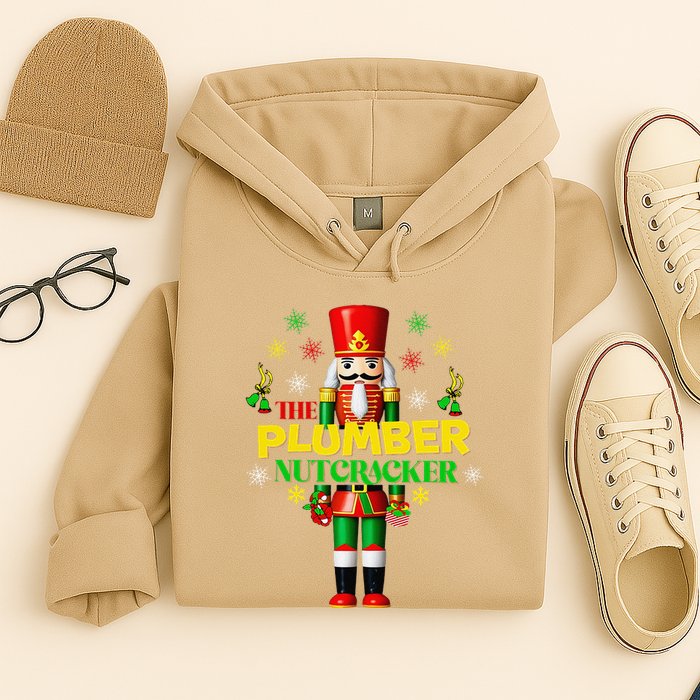 Nutcracker Plumber Merry Christmas Holiday Funny Pajama Hoodie