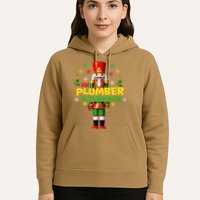 Nutcracker Plumber Merry Christmas Holiday Funny Pajama Hoodie