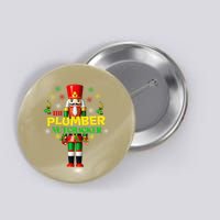 Nutcracker Plumber Merry Christmas Holiday Funny Pajama Button