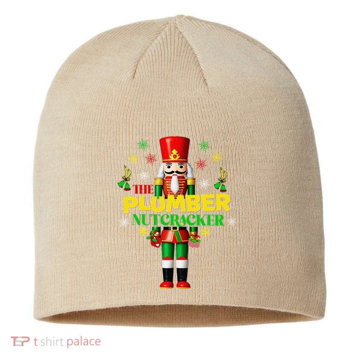 Nutcracker Plumber Merry Christmas Holiday Funny Pajama Sustainable Beanie