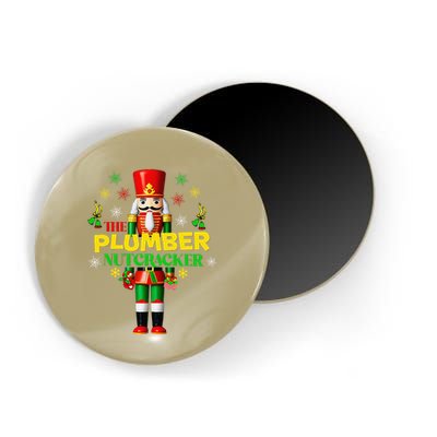 Nutcracker Plumber Merry Christmas Holiday Funny Pajama Magnet