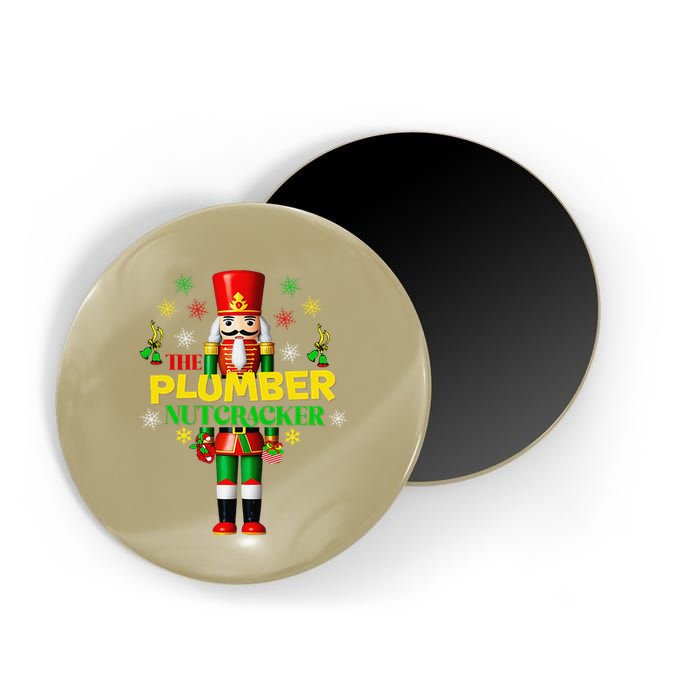Nutcracker Plumber Merry Christmas Holiday Funny Pajama Magnet