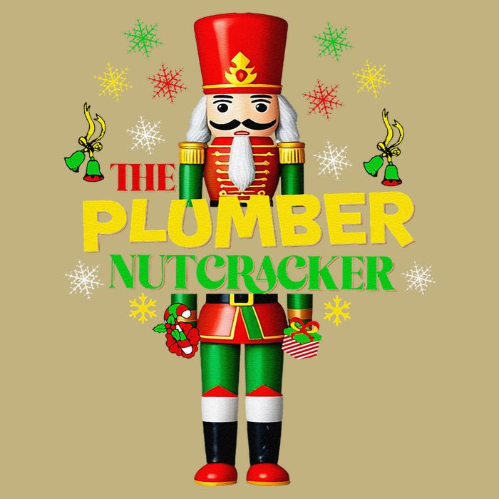 Nutcracker Plumber Merry Christmas Holiday Funny Pajama Cooling Performance Long Sleeve Crew