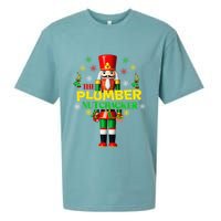 Nutcracker Plumber Merry Christmas Holiday Funny Pajama Sueded Cloud Jersey T-Shirt