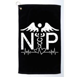 Nurse Practitioner Medical Nurse Gift Nursing Outfit Gift Platinum Collection Golf Towel