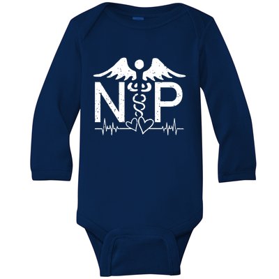 Nurse Practitioner Medical Nurse Gift Nursing Outfit Gift Baby Long Sleeve Bodysuit