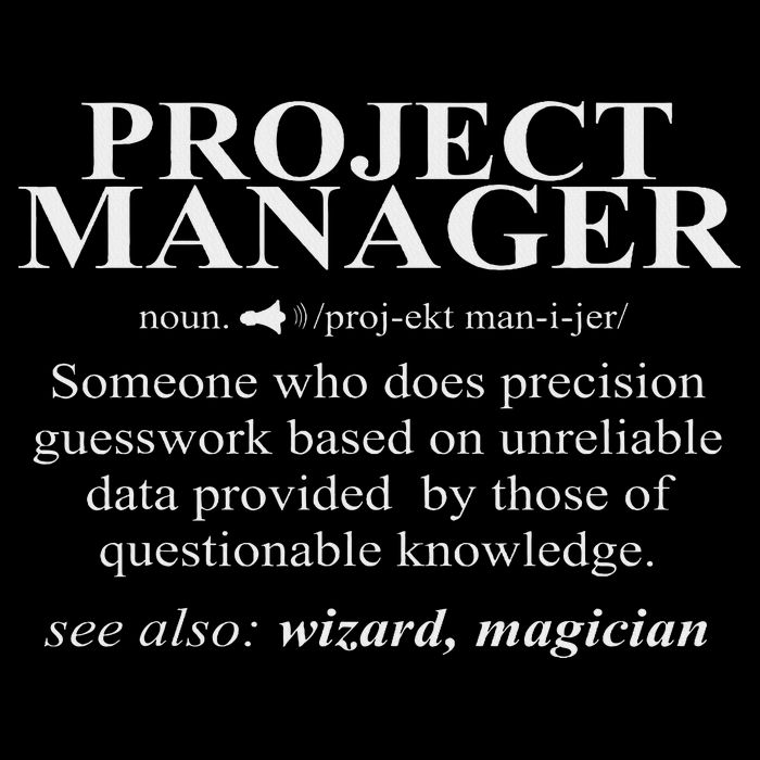 Noun Project Manager Definition Project Management Mousepad