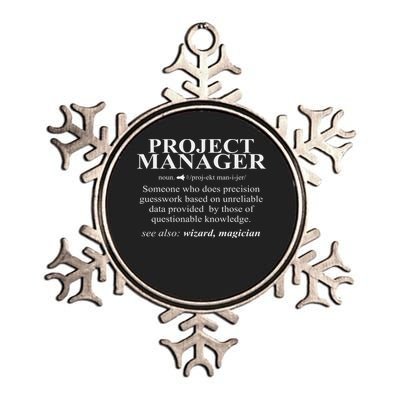 Noun Project Manager Definition Project Management Metallic Star Ornament
