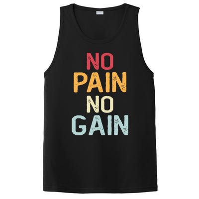 No Pain No Gain Gym Workout Fitness Training Gift PosiCharge Competitor Tank