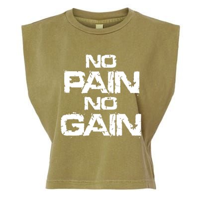 No Pain No Gain Garment-Dyed Women's Muscle Tee