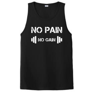 No Pain No Gain Workout Motivation Gift PosiCharge Competitor Tank