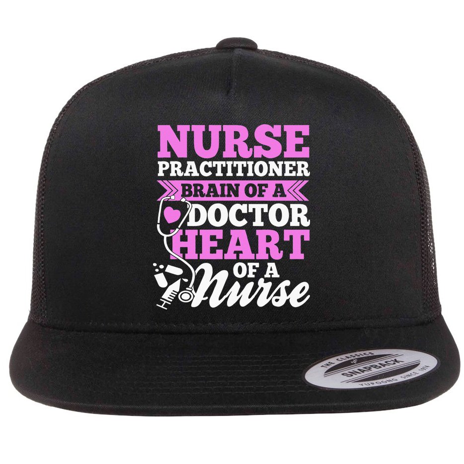 Nurse Practitioner Nurse Nurse Flat Bill Trucker Hat