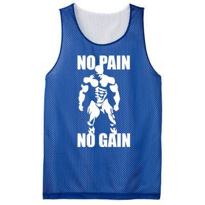 No Pain No Gain Fitness Gym Clothing Equipt Cute Gift Mesh Reversible Basketball Jersey Tank