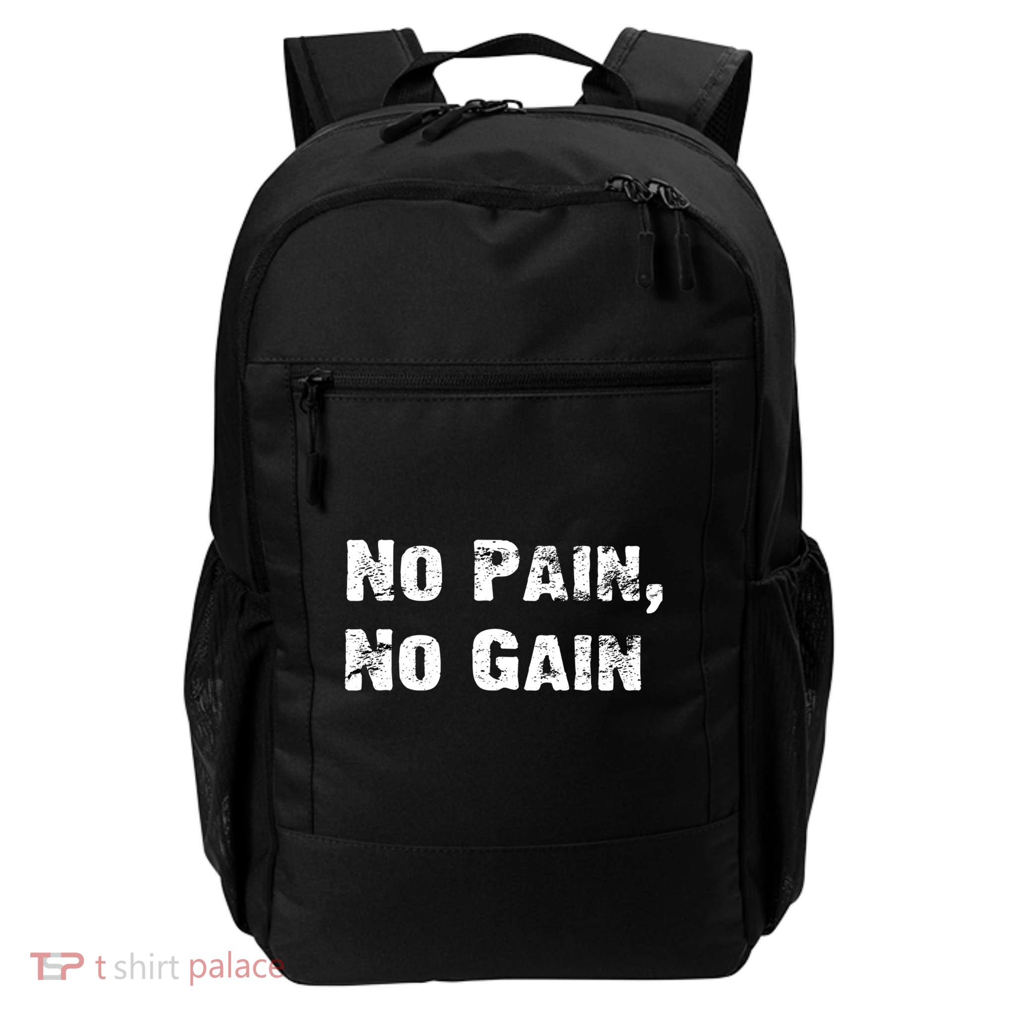 No Pain No Gain Success Mindset Cool Gift Backpack