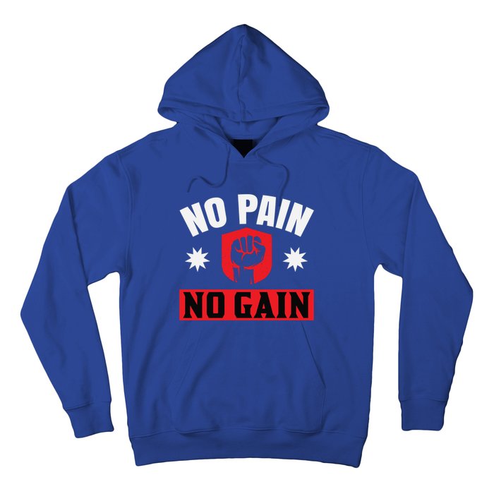 No Pain No Gain Gym Workout Exercise Gift Hoodie