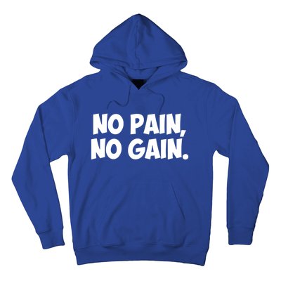 No Pain No Gain Cool Gift Hoodie